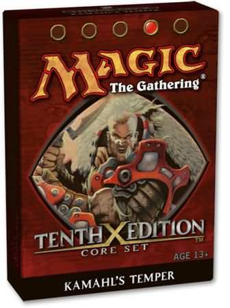 10th Edition Tenth Edition Core Set Kamahl s Temper Preconstructed Theme Deck Magic The Gathering Sealed Product 10th Edition Tenth Edition Core Set Kamahl s Temper Preconstructed Theme Deck Magic The Gathering Sealed Product
