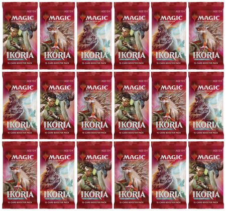 Ikoria Lair of Behemoths 18 Booster Pack 1 2 Booster Box Lot MTG MTG Sealed Lots Ikoria Lair of Behemoths 18 Booster Pack 1 2 Booster Box Lot MTG MTG Sealed Lots