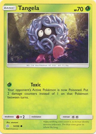 Tangela 5 236 Common Sun Moon Cosmic Eclipse Singles Tangela 5 236 Common Sun Moon Cosmic Eclipse Singles