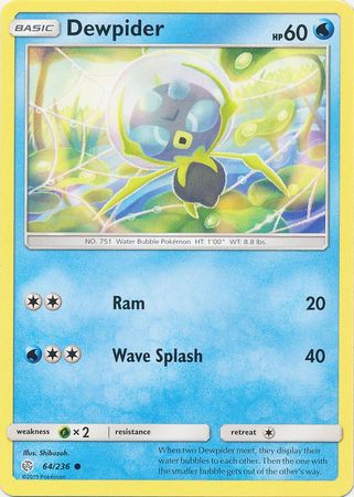 Dewpider 64 236 Common Sun Moon Cosmic Eclipse Singles Dewpider 64 236 Common Sun Moon Cosmic Eclipse Singles