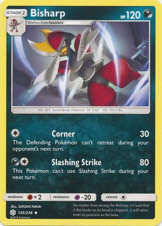 Bisharp 135 236 Uncommon Sun Moon Cosmic Eclipse Singles Bisharp 135 236 Uncommon Sun Moon Cosmic Eclipse Singles