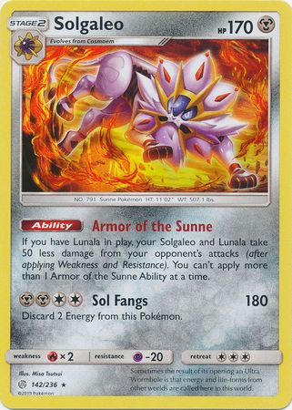 Solgaleo Cosmic Eclipse Sealed Promo 