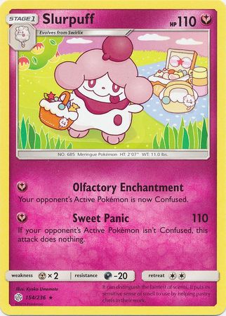 Slurpuff 154 236 Rare Sun Moon Cosmic Eclipse Singles Slurpuff 154 236 Rare Sun Moon Cosmic Eclipse Singles