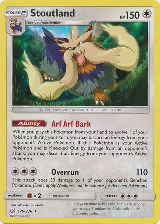 SUN & MOON  Card Rare Details about   Pokémon STOUTLAND 105/149 