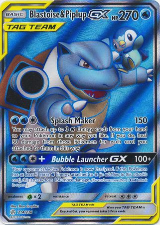 Blastoise e Piplup-GX, Pokémon