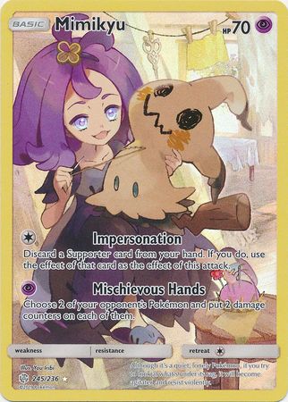 Mimikyu - Shiny Treasure ex #341 Pokemon Card