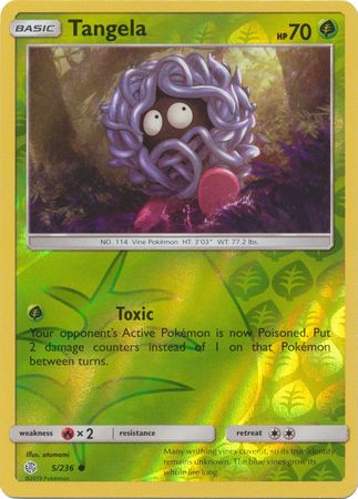 Tangela 5 236 Common Reverse Holo Tangela 5 236 Common Reverse Holo