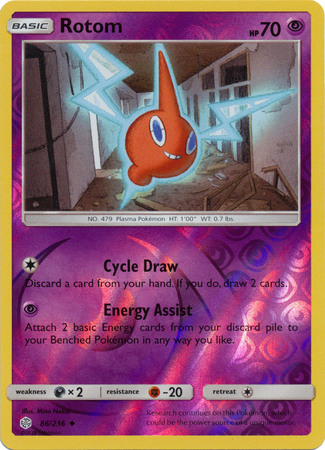 Rotom 86 236 Uncommon Reverse Holo Rotom 86 236 Uncommon Reverse Holo