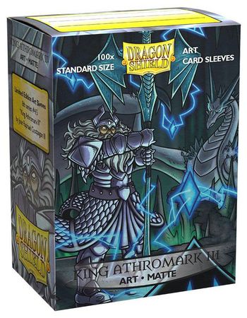 Dragon Shield Matte King Athromark III Art 100ct Standard Sized Sleeves AT 12035 Sleeves Dragon Shield Matte King Athromark III Art 100ct Standard Sized Sleeves AT 12035 Sleeves