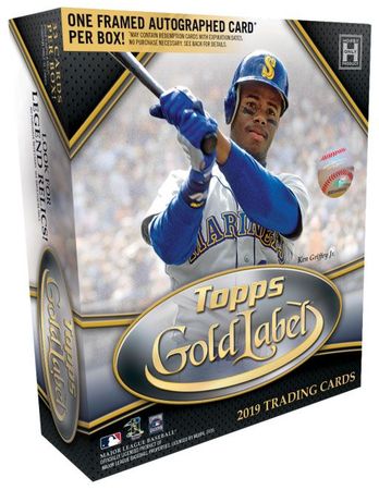 2019 Topps Gold Label Baseball Hobby Box Topps Baseball Sealed Product 2019 Topps Gold Label Baseball Hobby Box Topps Baseball Sealed Product