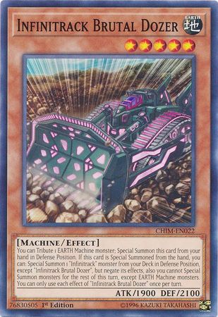 Infinitrack Brutal Dozer CHIM EN022 Common 1st Edition Infinitrack Brutal Dozer CHIM EN022 Common 1st Edition