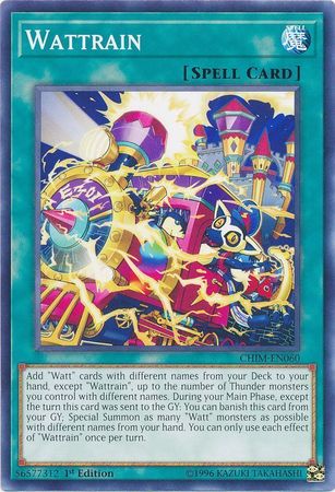 Wattrain CHIM EN060 Common 1st Edition Chaos Impact 1st Edition Singles Wattrain CHIM EN060 Common 1st Edition Chaos Impact 1st Edition Singles
