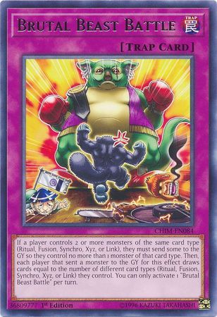 Brutal Beast Battle CHIM EN084 Rare 1st Edition Chaos Impact 1st Edition Singles Brutal Beast Battle CHIM EN084 Rare 1st Edition Chaos Impact 1st Edition Singles
