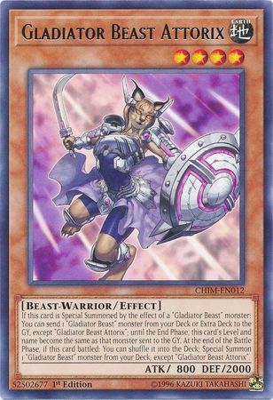 Gladiator Beast Attorix CHIM EN012 Rare 1st Edition Chaos Impact 1st Edition Singles Gladiator Beast Attorix CHIM EN012 Rare 1st Edition Chaos Impact 1st Edition Singles