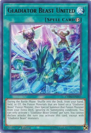 Gladiator Beast United CHIM EN057 Rare 1st Edition Chaos Impact 1st Edition Singles Gladiator Beast United CHIM EN057 Rare 1st Edition Chaos Impact 1st Edition Singles