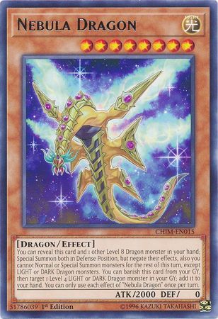 Nebula Dragon Chaos Impact 1st Edition Yugioh Trollandtoad