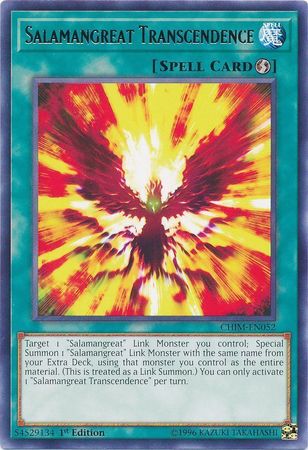 Salamangreat Transcendence CHIM EN052 Rare 1st Edition Chaos Impact 1st Edition Singles Salamangreat Transcendence CHIM EN052 Rare 1st Edition Chaos Impact 1st Edition Singles
