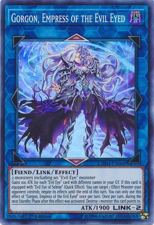 Gorgon Empress of the Evil Eyed CHIM EN048 Super Rare 1st Edition Chaos Impact 1st Edition Singles Gorgon Empress of the Evil Eyed CHIM EN048 Super Rare 1st Edition Chaos Impact 1st Edition Singles