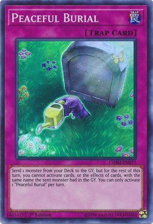 Peaceful Burial CHIM EN077 Super Rare 1st Edition Chaos Impact 1st Edition Singles Peaceful Burial CHIM EN077 Super Rare 1st Edition Chaos Impact 1st Edition Singles