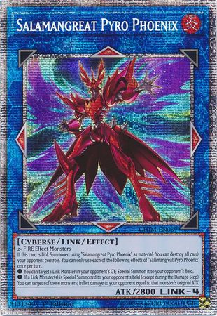 Salamangreat Pyro Phoenix - CHIM-EN039 - Secret Rare - 1st Edition