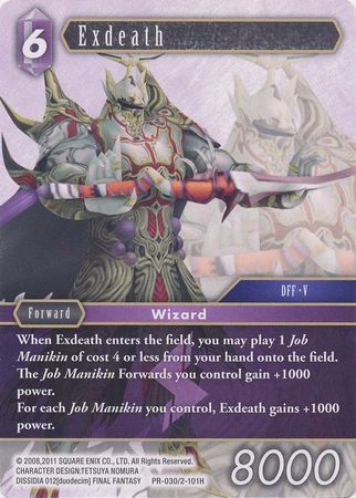 Exdeath PR 030 2 101H Hero Promo Final Fantasy TCG Promos Exdeath PR 030 2 101H Hero Promo Final Fantasy TCG Promos
