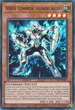 HEROE Elemental Soldado Solido CT15 SP003 Ultra Rare Limited Edition HEROE Elemental Soldado Solido CT15 SP003 Ultra Rare Limited Edition
