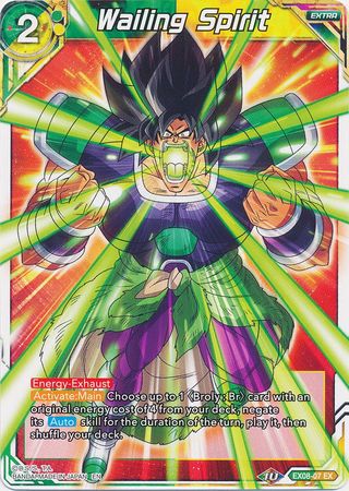 Wailing Spirit EX08 07 Expansion Rare Dragon Ball Super Magnificent Collection Forsaken Warrior EX08 Wailing Spirit EX08 07 Expansion Rare Dragon Ball Super Magnificent Collection Forsaken Warrior EX08