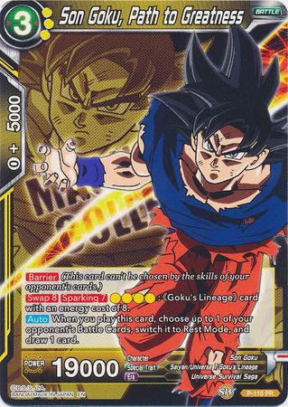 Son Goku, Path to Greatness - Dragonball Super TCG | TrollAndToad