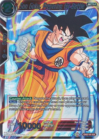 Son Goku, Preparing for Battle - Dragonball Super TCG | TrollAndToad