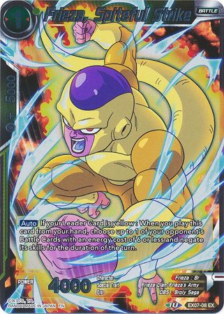 Frieza Spiteful Strike EX07 08 Foil Expansion Rare Frieza Spiteful Strike EX07 08 Foil Expansion Rare