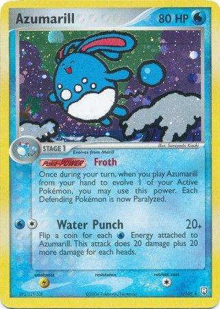 Azumarill - 1/109 - Holo Rare