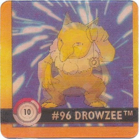 10 - #96 Drowzee & #97 Hypno - 1998 Pokemon Flipz Artbox Premier Edition