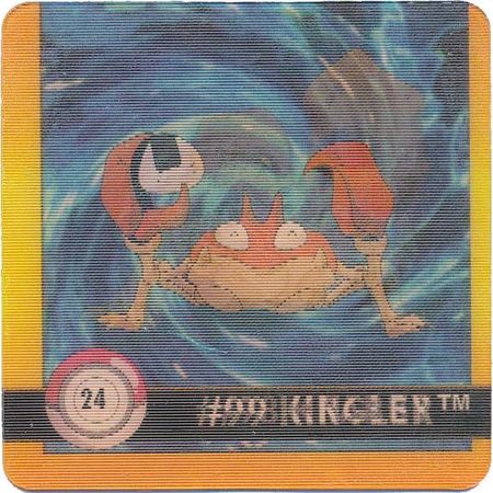 24 98 Krabby 99 Kingler 1998 Pokemon Flipz Artbox Premier Edition 24 98 Krabby 99 Kingler 1998 Pokemon Flipz Artbox Premier Edition