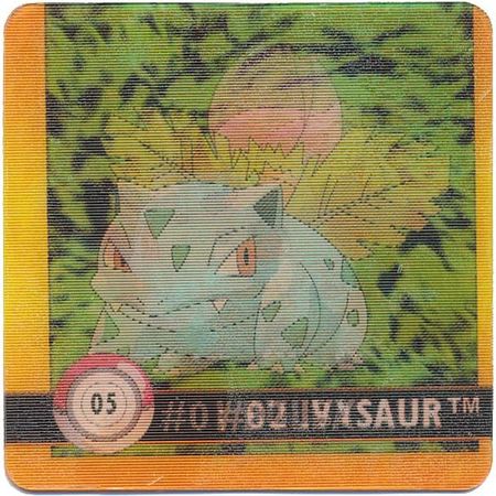 05 01 Bulbasaur 02 Ivysaur 1998 Pokemon Flipz Artbox Premier Edition 05 01 Bulbasaur 02 Ivysaur 1998 Pokemon Flipz Artbox Premier Edition