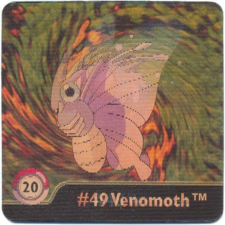 20 48 Venonat 49 Venomoth 1998 Pokemon Flipz Artbox Series One Pokemon Flipz Artbox 20 48 Venonat 49 Venomoth 1998 Pokemon Flipz Artbox Series One Pokemon Flipz Artbox