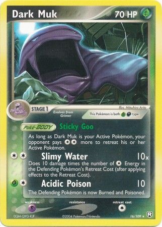 Dark Muk 16 109 Rare Ex Team Rocket Returns Singles Dark Muk 16 109 Rare Ex Team Rocket Returns Singles