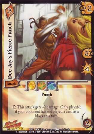 Dee Jay s Fierce Punch SF05 25 UFS SF05 Extreme Rivals Singles Dee Jay s Fierce Punch SF05 25 UFS SF05 Extreme Rivals Singles