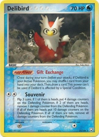 Delibird 21 109 Rare Ex Team Rocket Returns Singles Delibird 21 109 Rare Ex Team Rocket Returns Singles