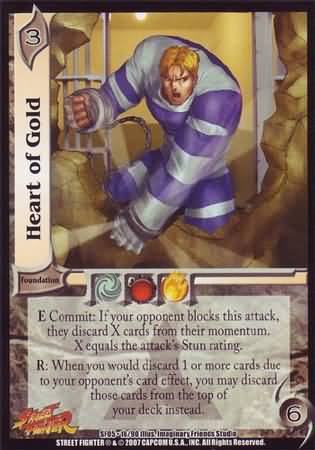 Heart of Gold SF05 16 UFS SF05 Extreme Rivals Singles Heart of Gold SF05 16 UFS SF05 Extreme Rivals Singles