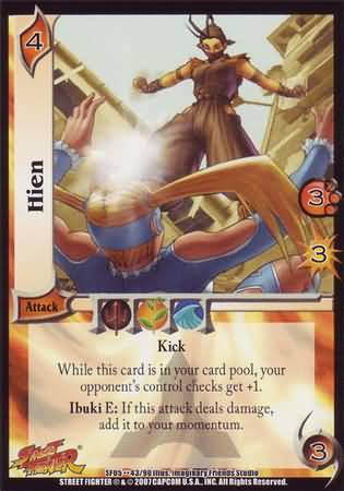 Hien SF05 43 UFS SF05 Extreme Rivals Singles Hien SF05 43 UFS SF05 Extreme Rivals Singles