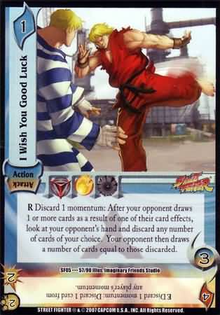 I Wish You Good Luck SF05 57 UFS SF05 Extreme Rivals Singles I Wish You Good Luck SF05 57 UFS SF05 Extreme Rivals Singles