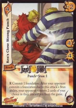 Ken s Close Strong Punch SF05 UFS SF05 Extreme Rivals Singles Ken s Close Strong Punch SF05 UFS SF05 Extreme Rivals Singles