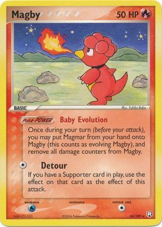 Magby 24 109 Rare Ex Team Rocket Returns Singles Magby 24 109 Rare Ex Team Rocket Returns Singles