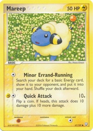 Mareep 67 109 Common Ex Team Rocket Returns Singles Mareep 67 109 Common Ex Team Rocket Returns Singles