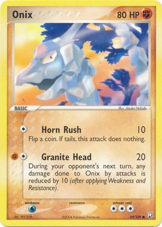 Onix 92/130 - Diamond & Pearl - Common - Pokemon Card TCG