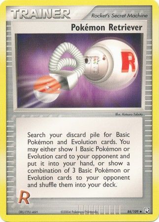 Pokemon Retriever 84 109 Uncommon Pokemon Retriever 84 109 Uncommon
