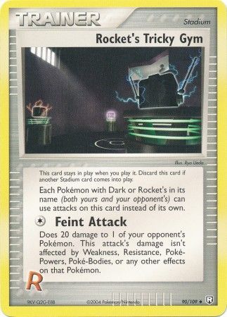 Rocket s Tricky Gym 90 109 Uncommon Ex Team Rocket Returns Singles Rocket s Tricky Gym 90 109 Uncommon Ex Team Rocket Returns Singles