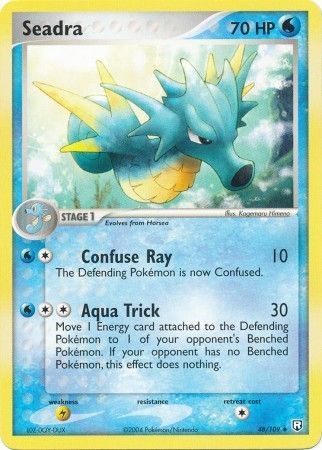 Seadra 48 109 Uncommon Ex Team Rocket Returns Singles Seadra 48 109 Uncommon Ex Team Rocket Returns Singles