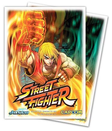 Dragon Shield Street Fighter Ken 100ct Standard Size Sleeves AT 16012 Sleeves Dragon Shield Street Fighter Ken 100ct Standard Size Sleeves AT 16012 Sleeves