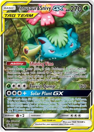Pokemon card Venusaur & Snivy GX SR HR 2set  Remix Bout tag